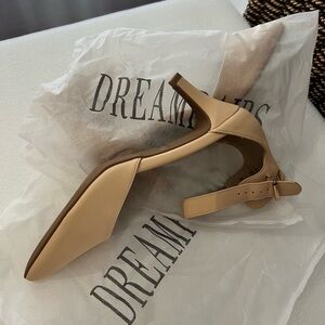 Dream Pairs Women's Nude Ankle Strap Heels